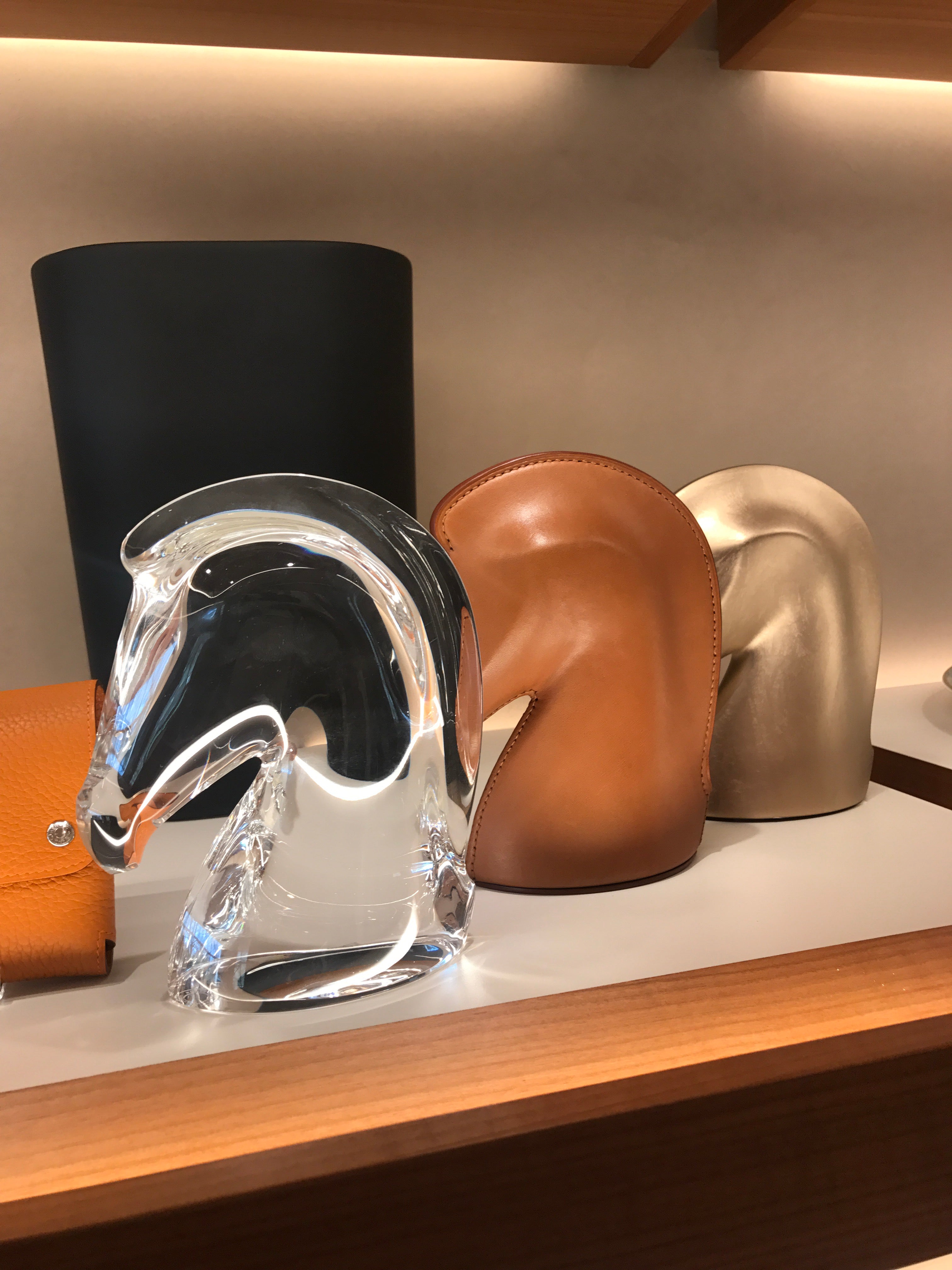 全新愛馬仕Samarcande紙鎮馬頭擺件